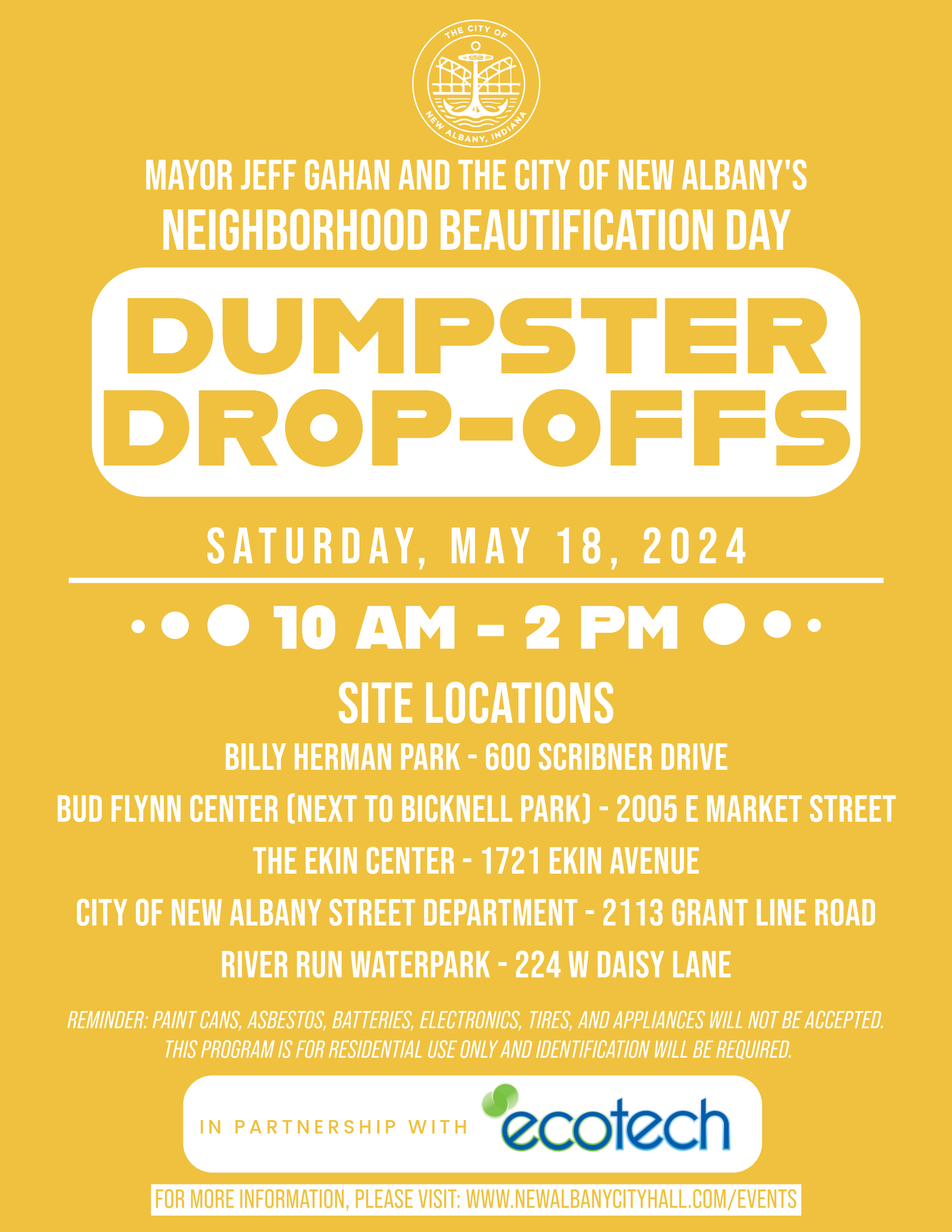 Spring Cleaning — New Albany City Hall
